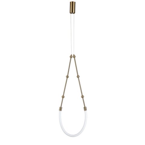 Подвесной светодиодный светильник Indigo Corda 14010/1P Brass V000062L