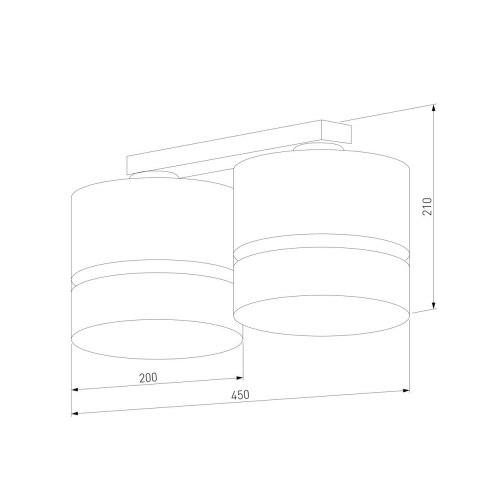 Потолочная люстра TK Lighting 6692 Paglia