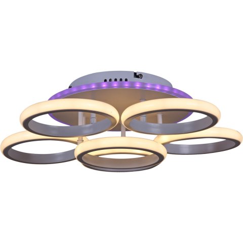 Потолочная светодиодная люстра Reluce 05855-0.3-5+1 WH (RGB)