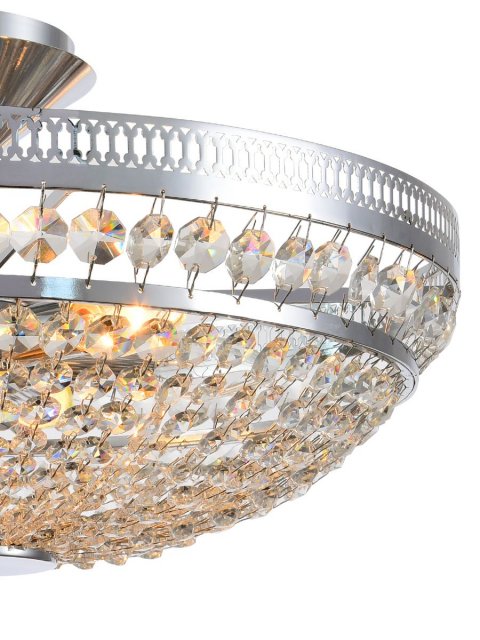 Потолочный светильник Natali Kovaltseva Barocco 81405/6C Chrome