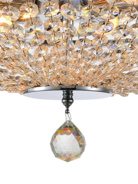 Потолочный светильник Natali Kovaltseva Barocco 81405/6C Chrome