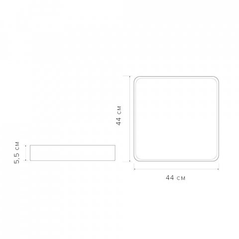 Потолочный светодиодный светильник Jazzway PPB Sсandic-S 5037335