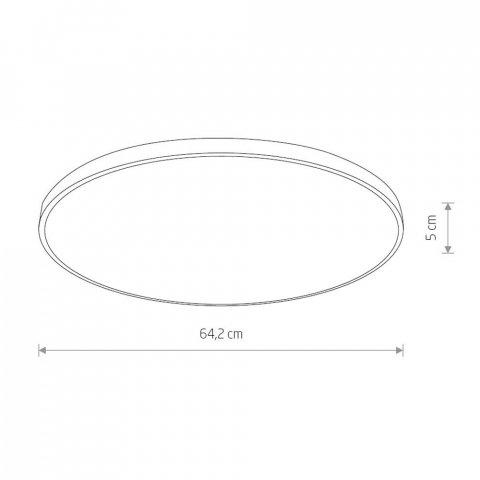 Потолочный светодиодный светильник Nowodvorski Agnes Round Led 8185