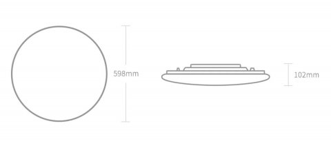 Потолочный светодиодный светильник Yeelight Arwen Ceiling Light 550C YLXD013-C