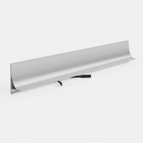 Микроплинтус Design Corner L 584 Белый муар Pro Design 35 мм х 15.5 мм х 2700 мм