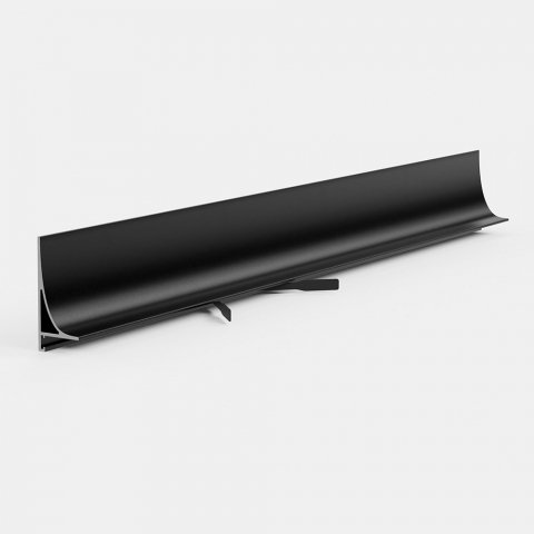 Микроплинтус Design Corner L 584 Черный Pro Design 35 мм х 15.5 мм х 2700 мм