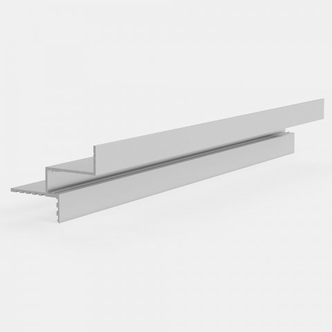 Парящий потолочный плинтус (профиль) Pro Design Gipps 602 Белый