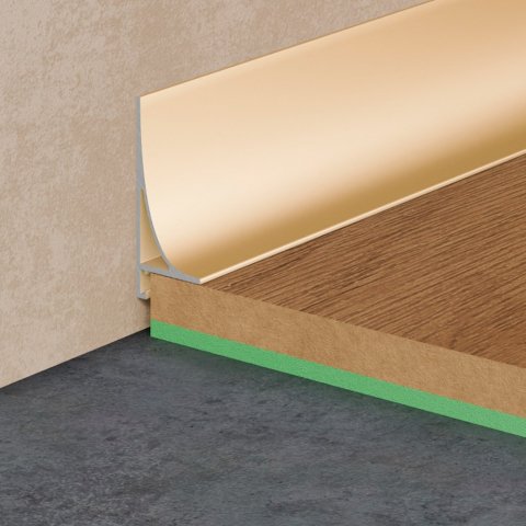 Микроплинтус Design Corner L 584 Шампань Pro Design 35 мм х 15.5 мм х 2700 мм
