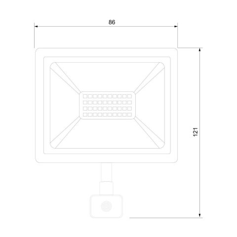Прожектор светодиодный Elektrostandard Elementary 024 FL LED 20W 6500K IP44 a051940