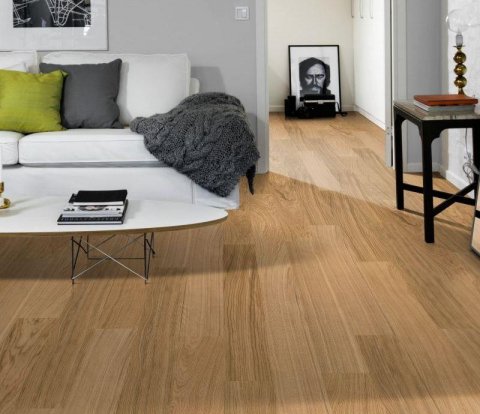 Двухполосная паркетная доска Kahrs Life Pure Oak (193×1225 мм)