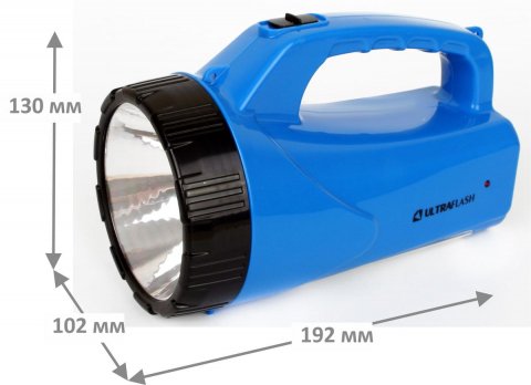 Рабочий светодиодный фонарь Ultraflash Accu Profi аккумуляторный 195х125 120 лм LED3818SM  12889