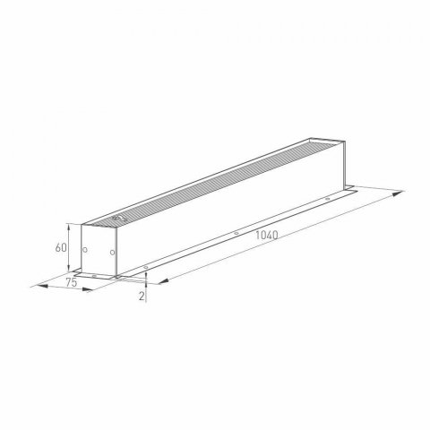 Шинопровод магнитный встраиваемый Arlight Mag-Track-4560-F-1040 026897(1)
