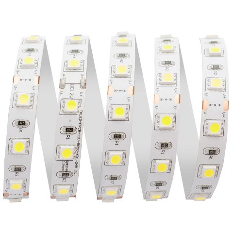 Светодиодная лента OGM 14,4W/m 60LED/m 3528SMD холодный белый 5M SL-14