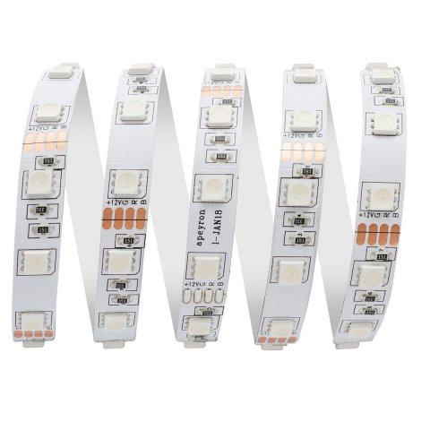 Светодиодная лента Apeyron 14,4W/m 60LED/m 5050SMD разноцветная 5M 10-33