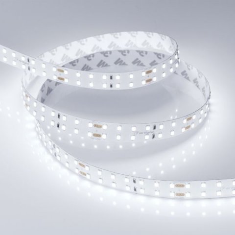 Светодиодная лента Arlight 20W/m 196LED/m 2835SMD холодный белый 5M 019089(2)