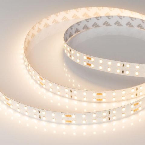 Светодиодная лента Arlight 20W/m 196LED/m 2835SMD теплый белый 5M 019091(2)