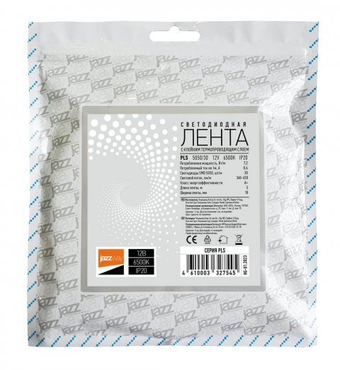 Светодиодная лента Jazzway 7,2W/m 30Led/m 5050SMD холодный белый 5M 327545
