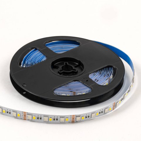 Светодиодная лента OGM 10W/m 120LED/m 5050+2835SMD RGB+холодный 5M LSE-272