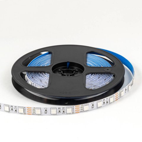 Светодиодная лента OGM 14,4W/m 60LED/m 5050SMD разноцветный (RGB) 5M LSE-271