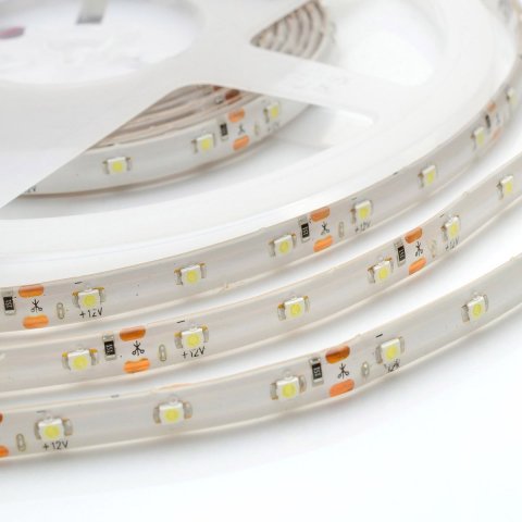 Светодиодная влагозащищенная лента Apeyron 4,8W/m 60LED/m 3528SMD холодный белый 2,5M 10-20