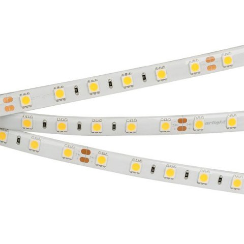 Светодиодная влагозащищенная лента Arlight 14,4W/m 60LED/m 5060SMD теплый белый 5M 015279(2)