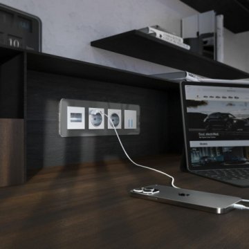 Рамка Werkel Elite на 4 поста графит W0042440 4690389180804