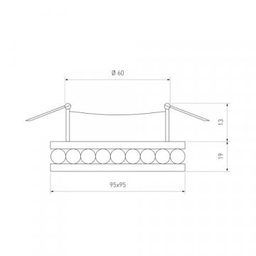Встраиваемый светильник Elektrostandard Annuli 8391 MR16 a049338