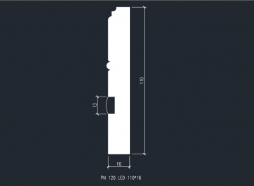 PN 120 LED (110*16*2000 мм)