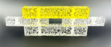 Стеклянный кирпич D28