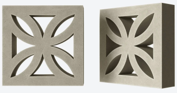 Декоративный бетонный блок OL01