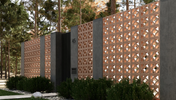 Декоративный бетонный блок OL07 полированный