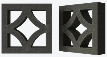 Декоративный бетонный блок OL04