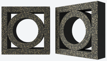 Декоративный бетонный блок OL07 полированный