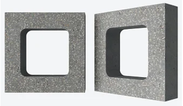 Декоративный бетонный блок OL10 полированный