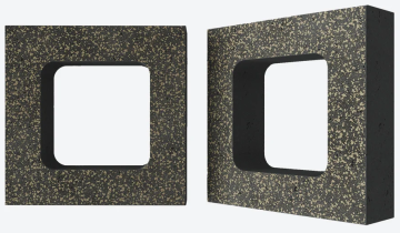 Декоративный бетонный блок OL10 полированный