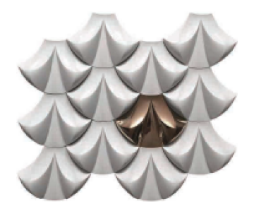 Цветы 60T White + Gold