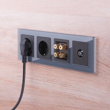 Рамка на 4 поста Werkel Favorit серый W0041115 4690389160011
