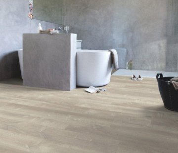 Замковый виниловый пол Quick-Step Pulse Click PUCL40083 Дуб песчаный теплый серый