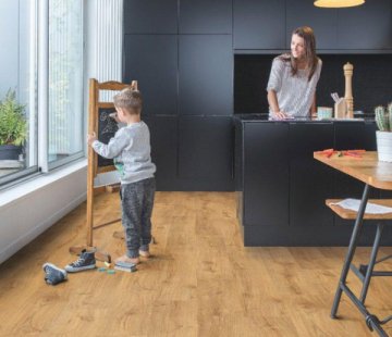 Замковый виниловый пол Quick-Step Pulse Click Plus PUCP40088 Дуб осенний медовый