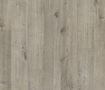 Замковый виниловый пол Quick-Step Pulse Click PUCL40106 Дуб хлопковый темно-серый пиленый