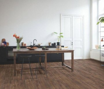 Клеевой виниловый пол Quick-Step Pulse Glue Plus PUGP40199 Дуб осенний шоколадный