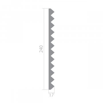 Стеновая панель Ultrawood арт. UW 02 i (2000 х 240 х 17 мм.)