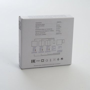 Выключатель трехклавишный беспроводной Feron Smart серебро TM83 41721