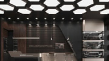 Потолочный светодиодный светильник Siled Hexago 7372408