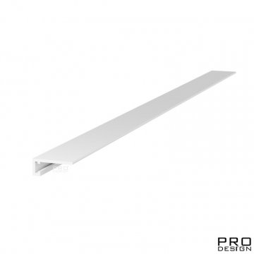 Микроплинтус Mini 7067 Белый RAL 9003 Pro Design 6,15 мм х 15,5 мм х 2700 мм
