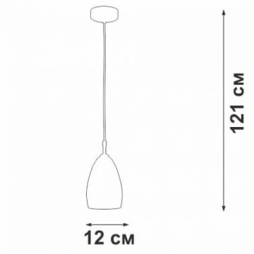 Подвесной светильник Vitaluce V2963-1/1S