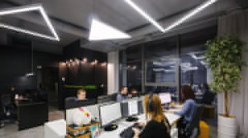 Потолочный светодиодный светильник Siled Trigon-Prof 7371746