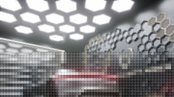 Потолочный светодиодный светильник Siled Hexago 7372414