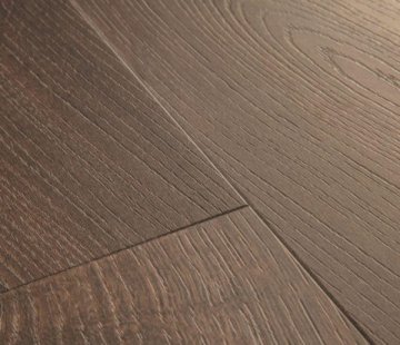 Замковый виниловый пол Quick-Step Alpha Vinyl Medium Planks AVMP40199 Дуб осенний шоколадный