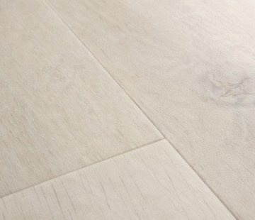 Замковый виниловый пол Quick-Step Alpha Vinyl Medium Planks AVMP40200 Дуб хлопковый белый